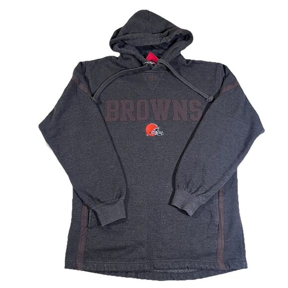 Cleveland Browns NFL Football Fleece Lined Pullover Hoodie Sweatshirt Men's Smal - Picture 1 of 9
